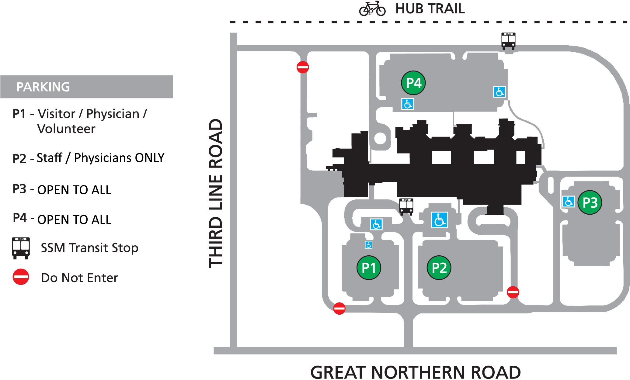 SAH Parking Map